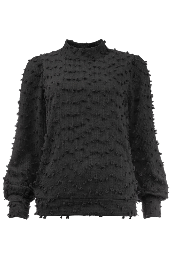 ASPATRIA LS BUTTON RMJ DOT KRINKLE 25W1 U375 02 900 Black